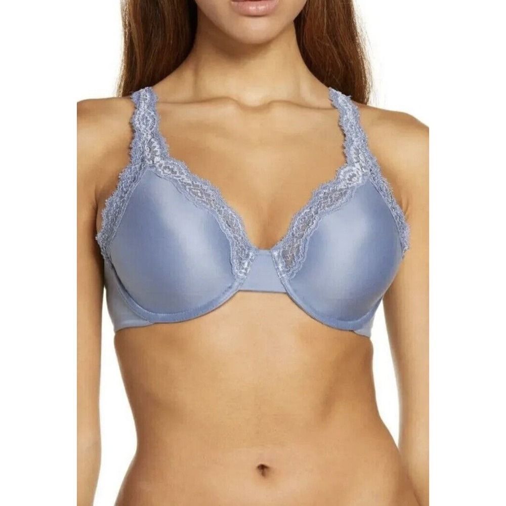NWT Wacoal 855301 Softly Styled Blue Bra ~Size 32DD